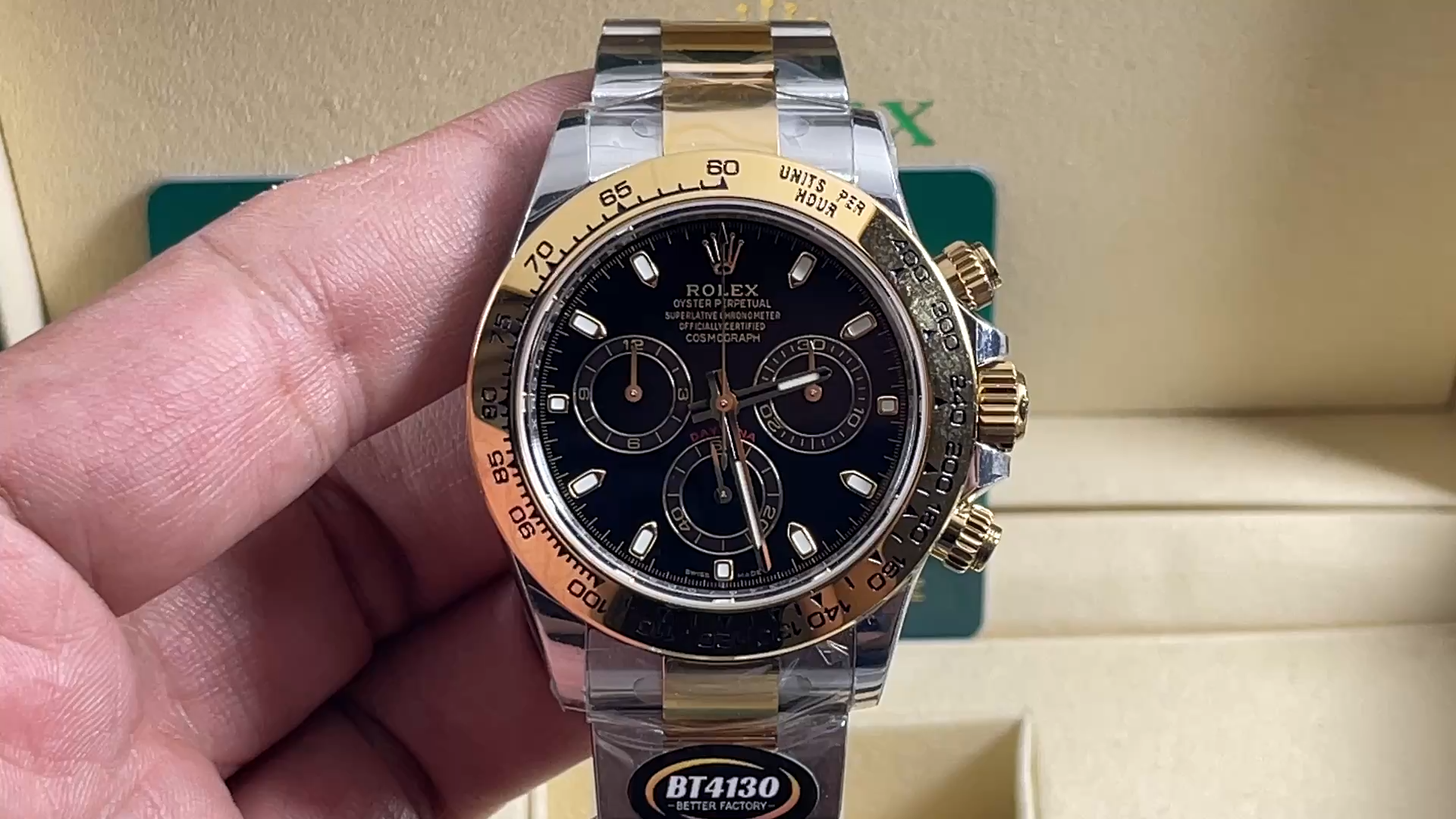 Rolex Cosmograph Daytona 116503 Black Index Dial 40MM Mens Replica Watch