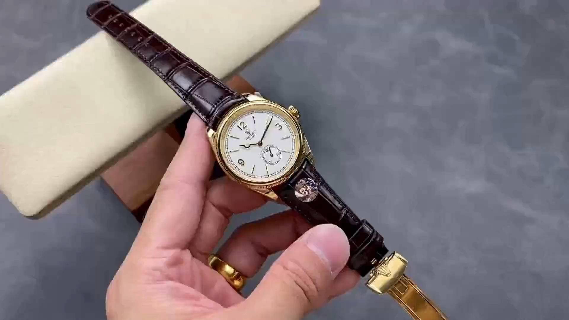 Rolex 1908 Yellow Gold 52508 0006 39 mm Replica Watch