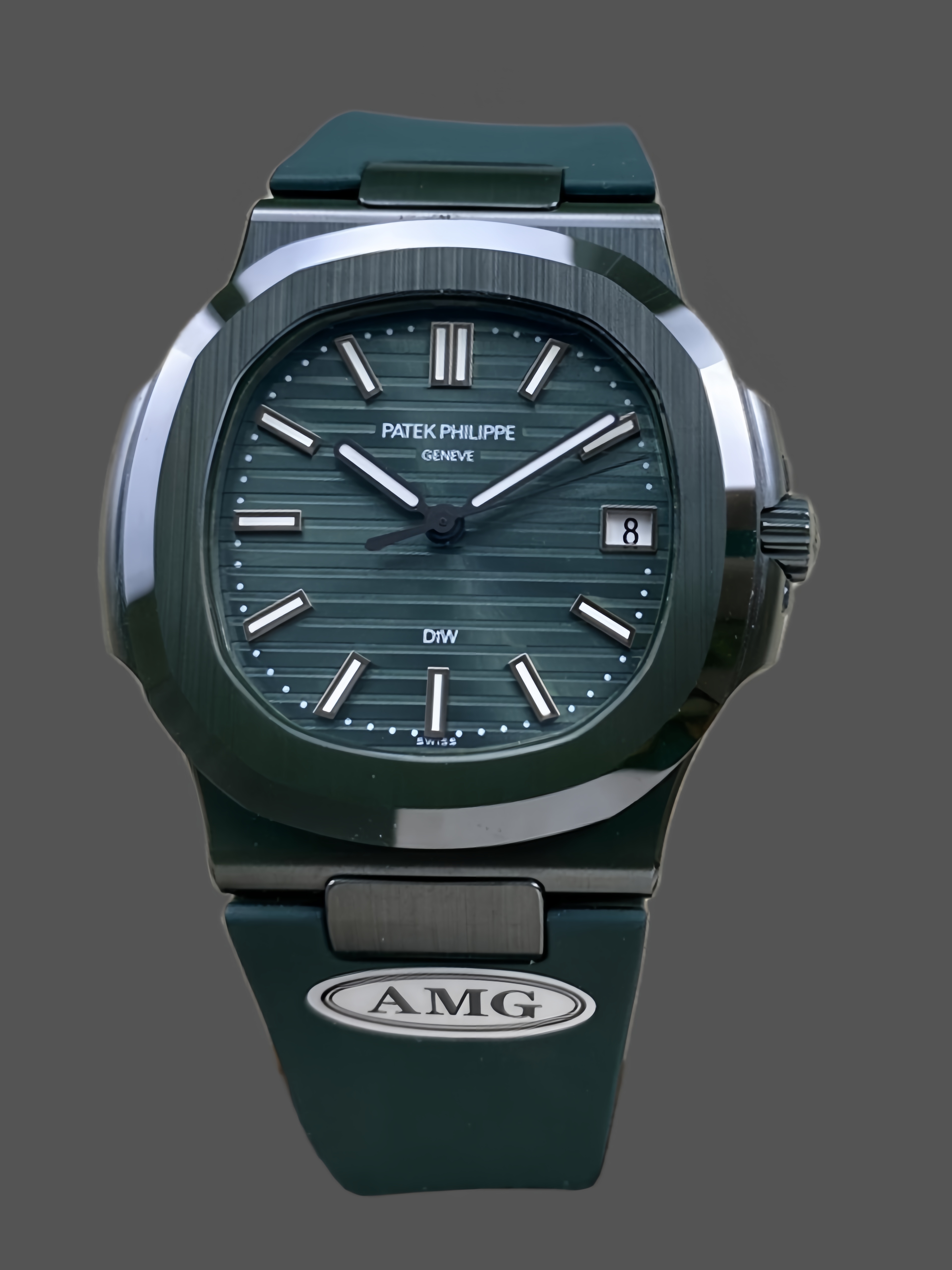 Patek Philippe Nautilus Green Rubber Green Dial 5711 40MM Watch