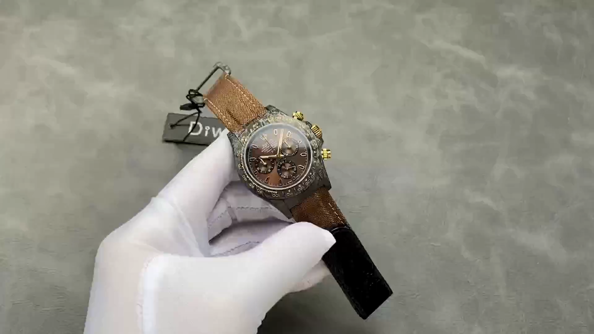 Rolex Daytona DiW Black Gold Customised NTPT Carbon Fiber 40mm