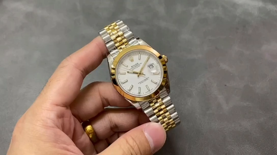 Rolex Datejust 41 m126303 0015 Two Tone White Dial Men's Watch