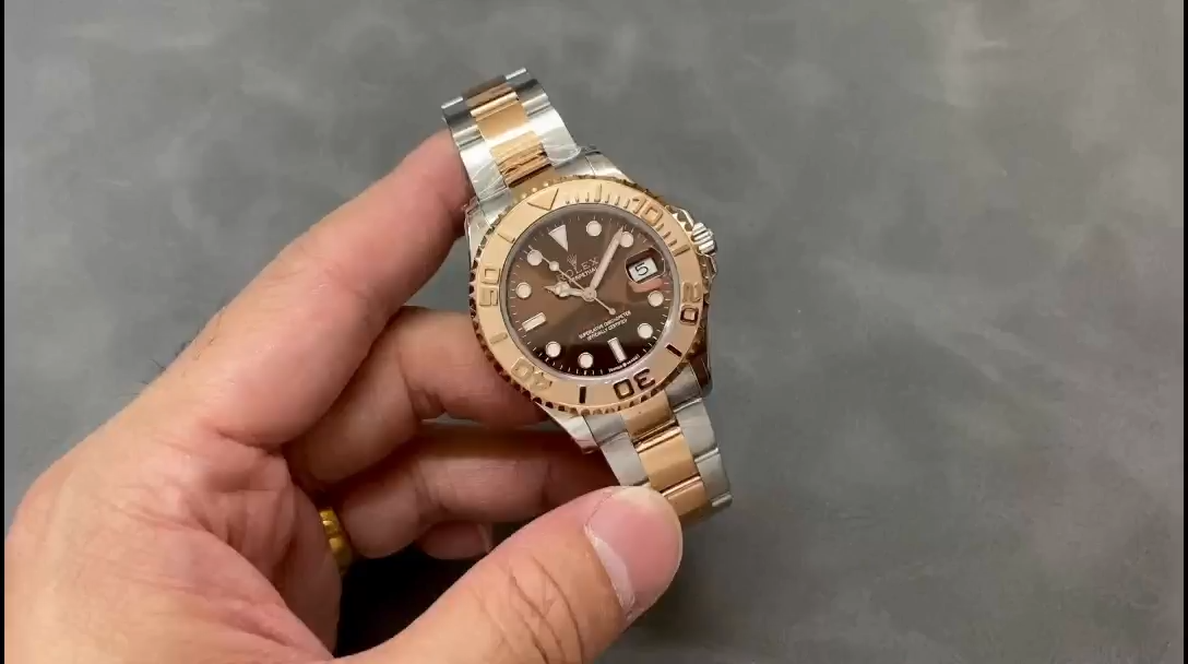 Rolex Yacht-Master 268621 Everose Bezel Chocolate Dial 37mm Unisex Replica Watch