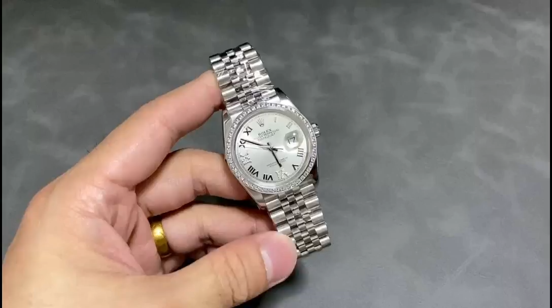 Rolex Datejust 36mm Stainless Steel White Roman Jubilee m126284rbr 0017