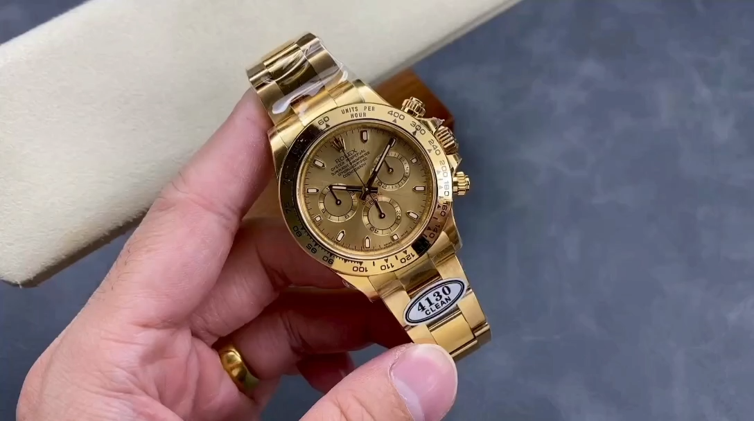 Rolex Cosmograph Daytona 116528 Champagne Index Dial 40MM Mens Replica Watch