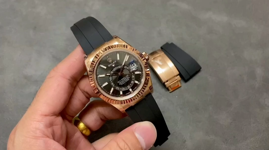 Rolex Sky Dweller 42mm Slate Oysterflex m336235 0004