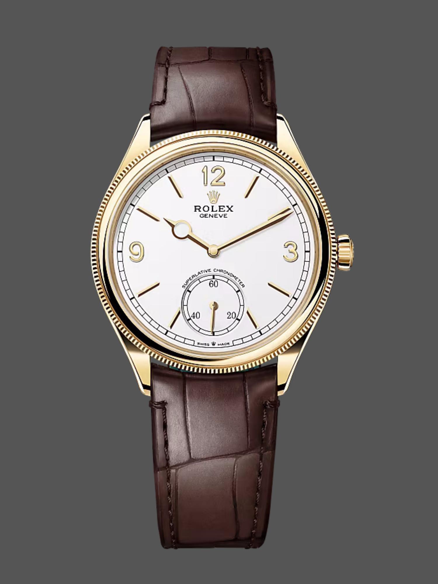 Rolex 1908 Yellow Gold 52508 0006 39 mm Replica Watch