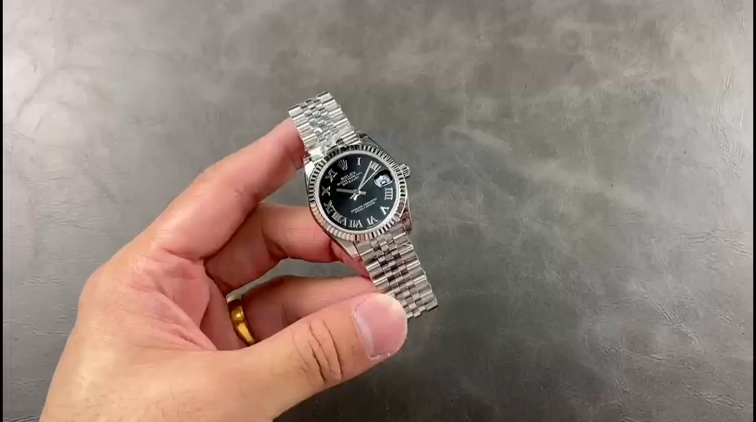 Rolex Datejust 31 Black Dial Jubilee Bracelet 278274 0002 Women's Watch
