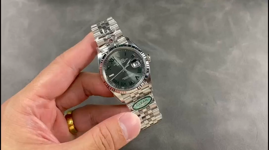Rolex Datejust 126234 Slate Grey Wimbledon Dial 36MM Unisex Replica Watch