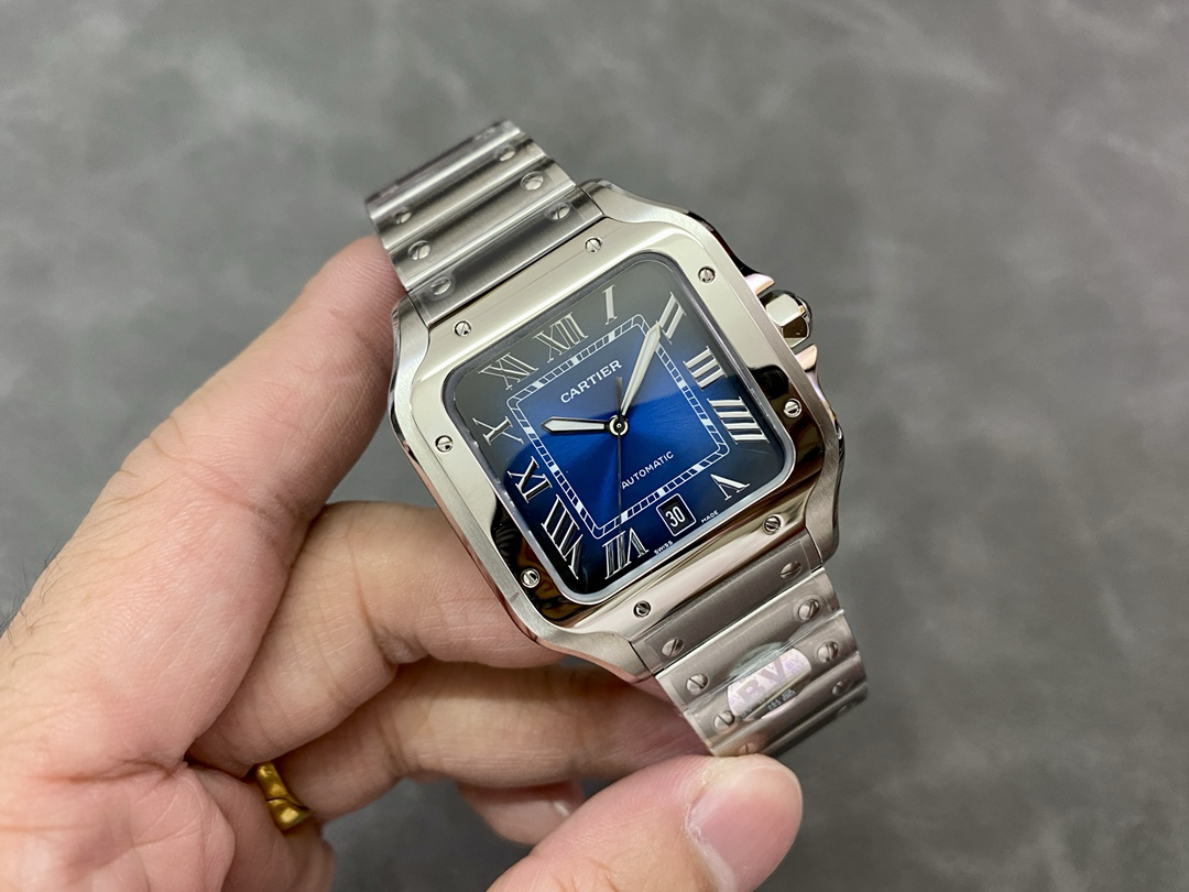 CARTIER SANTOS WSSA0030 BLUE 39.8mm
