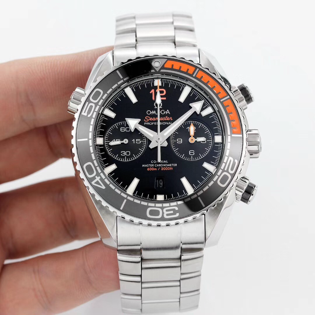 OMEGA Seamaster Planet Ocean 600m Black Dial & Bezel Automatic Bracelet Watch