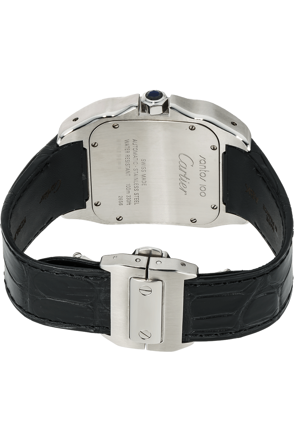 CARTIER SANTOS 100 Silver Gray 38mm