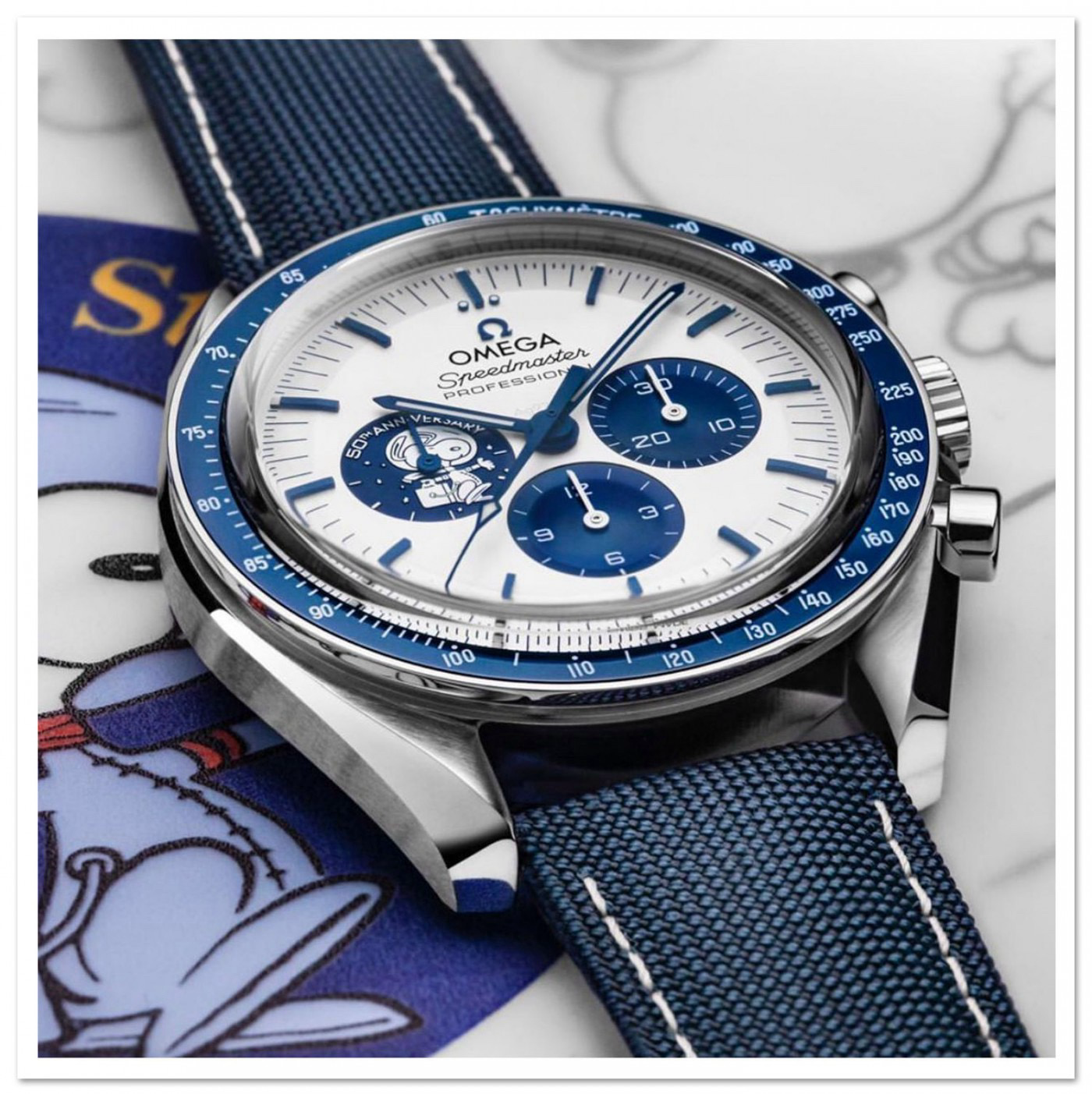 OMEGA Speedmaster “Silver Snoopy Award” 50th anniversary 42mm