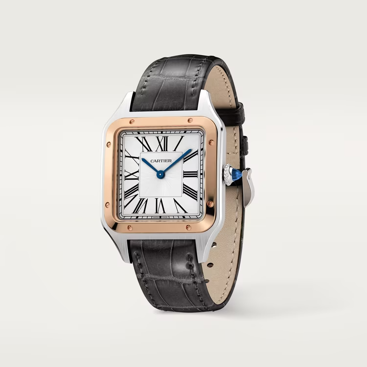 CARTIER SANTOS-DUMONT Rose Gold Mix 46mm