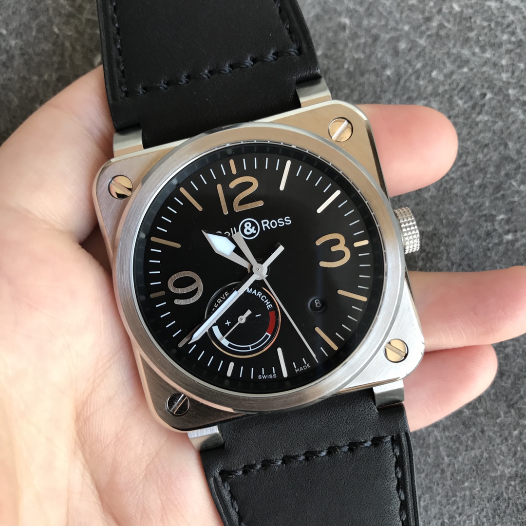 Bell & Ross INSTRUMENTS series BR0397-BL-SISCA2 Black