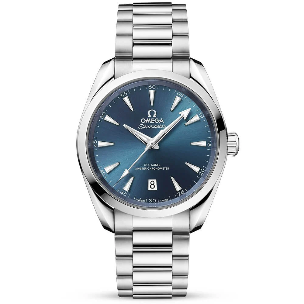 OMEGA Seamaster Aqua Terra Shades 38mm Atlantic Blue Dial Bracelet Watch