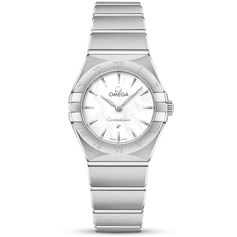 OMEGA Constellation 25mm White Index Dial Ladies Watch