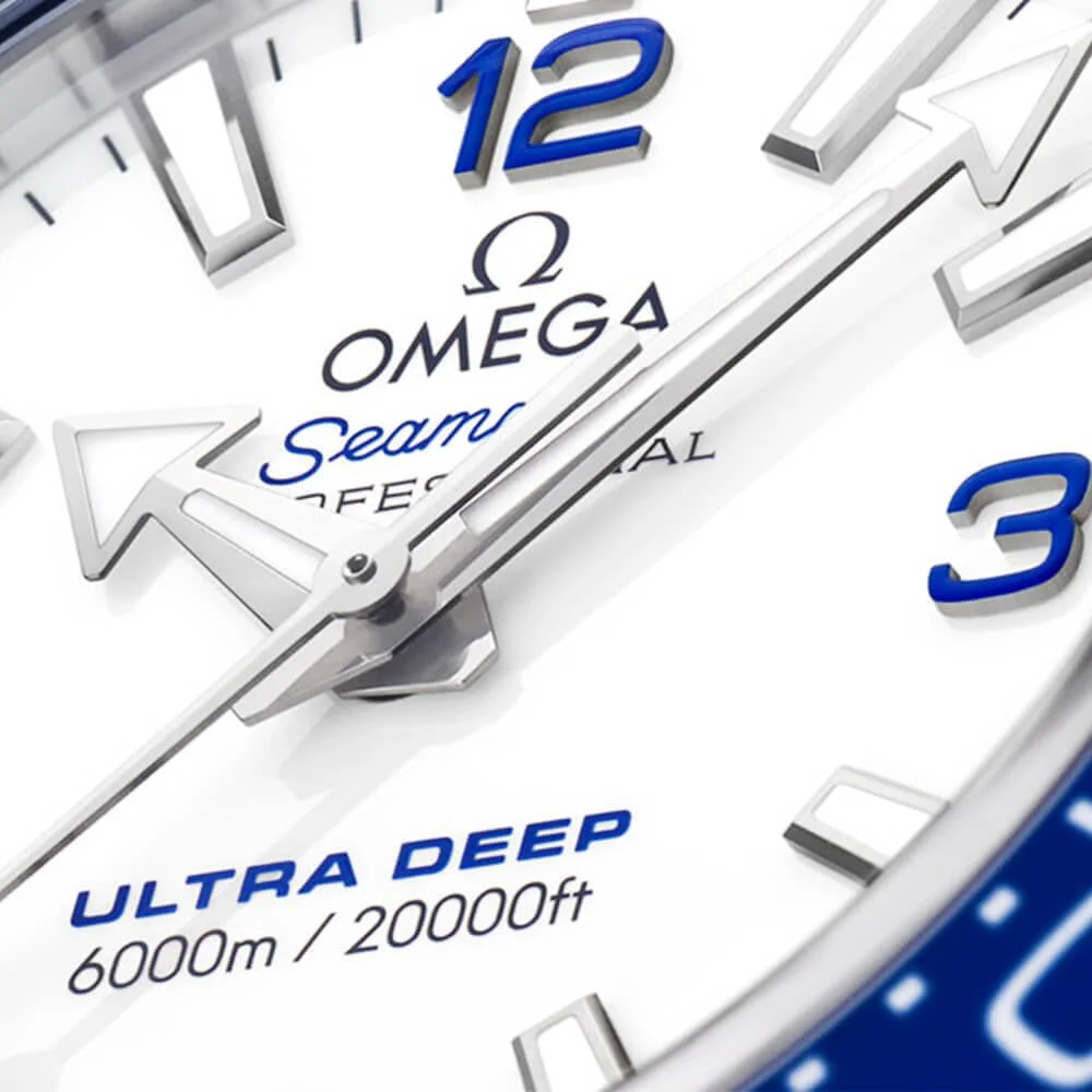 OMEGA Seamaster Planet Ocean Ultra Deep 6000m White Dial Bracelet Watch