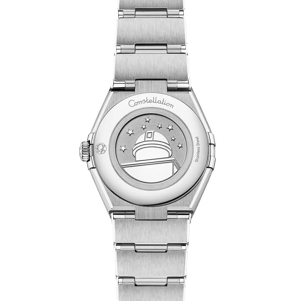 OMEGA Constellation 28mm Purple Diamond Dial Ladies Bracelet Watch
