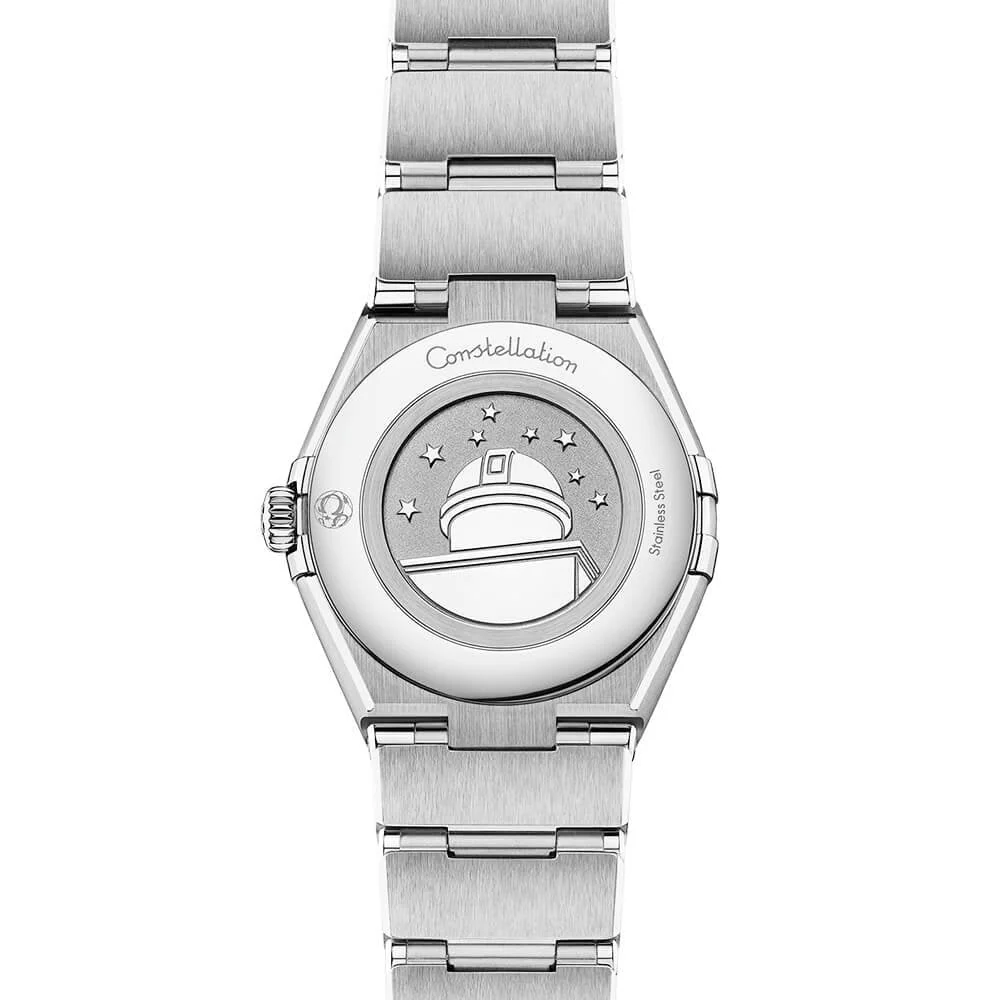 OMEGA Constellation 28mm Celestial Blue Dial Ladies Bracelet Watch