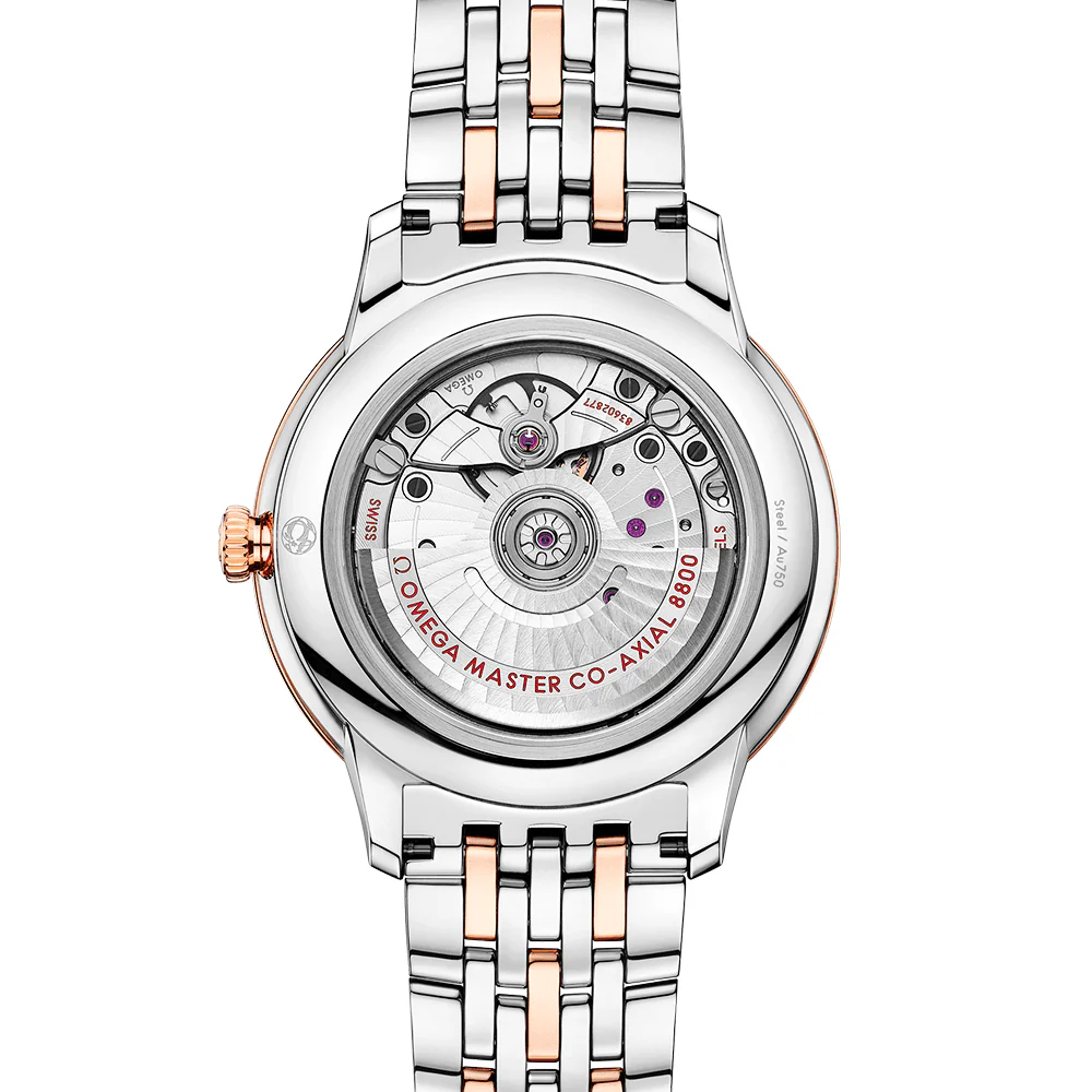 OMEGA De Ville Prestige 40mm Two-Tone Silver Dial Automatic Bracelet Watch