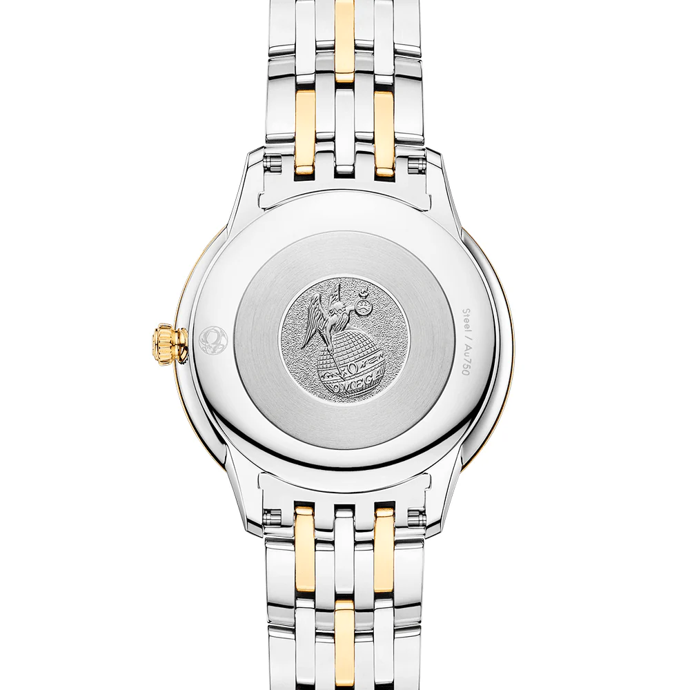 OMEGA De Ville Prestige 30mm Two-Tone Silver Dial Ladies Bracelet Watch