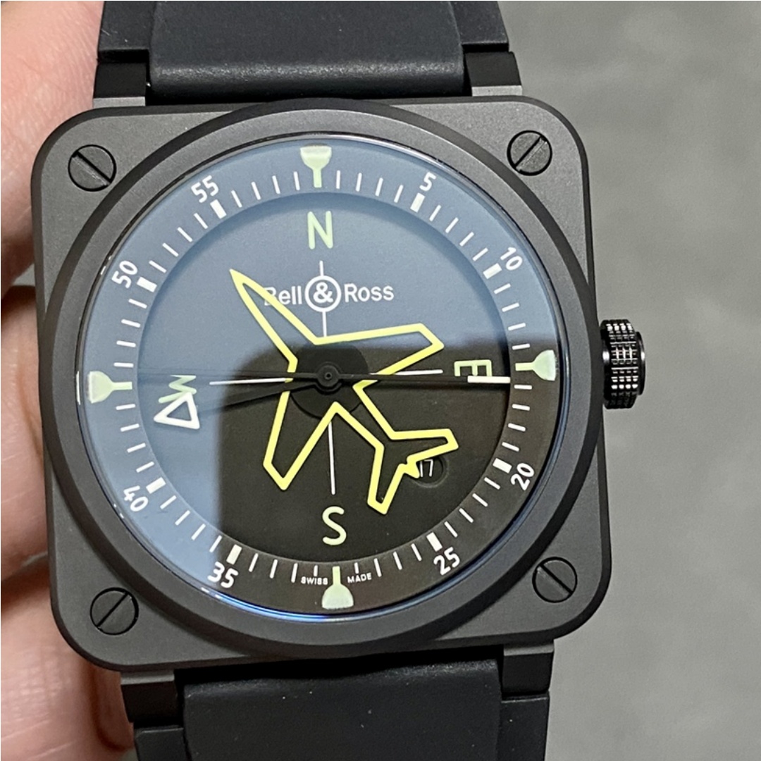 Bell & Ross BR 03 Gyrocompass Square Pilot