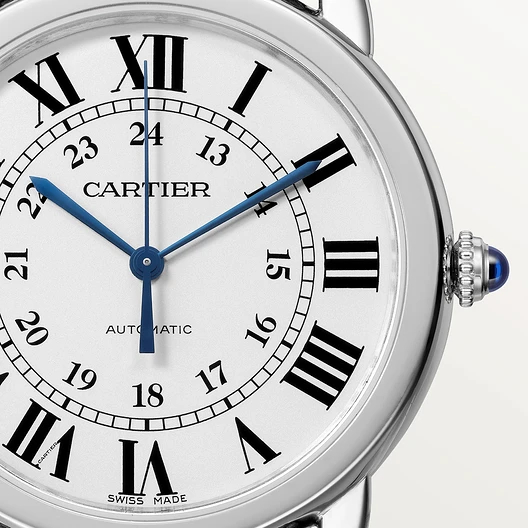 CARTIER MONTRE RONDE SOLO Silver Gray 42mm
