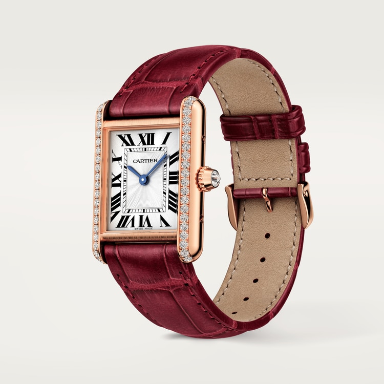 CARTIER TANK LOUIS Rose Gold Diamond 22mm