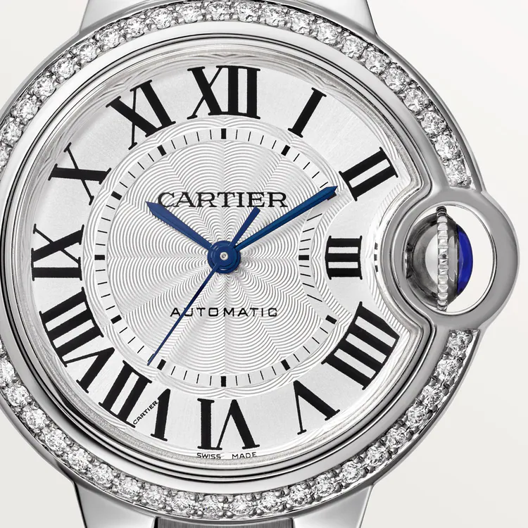 CARTIER BALLON BLEU Diamond Watch 33mm