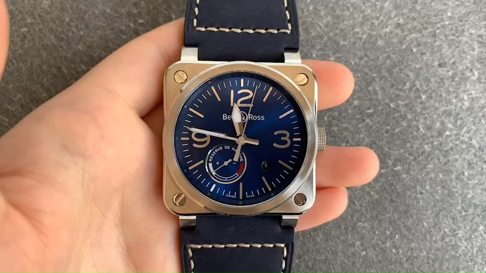 Bell & Ross INSTRUMENTS series BR0397-BL-SISCA2 Blue