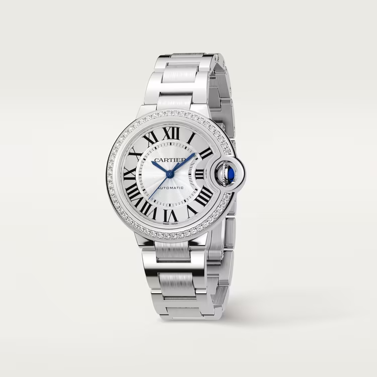 CARTIER BALLON BLEU Diamond Bezel 33mm