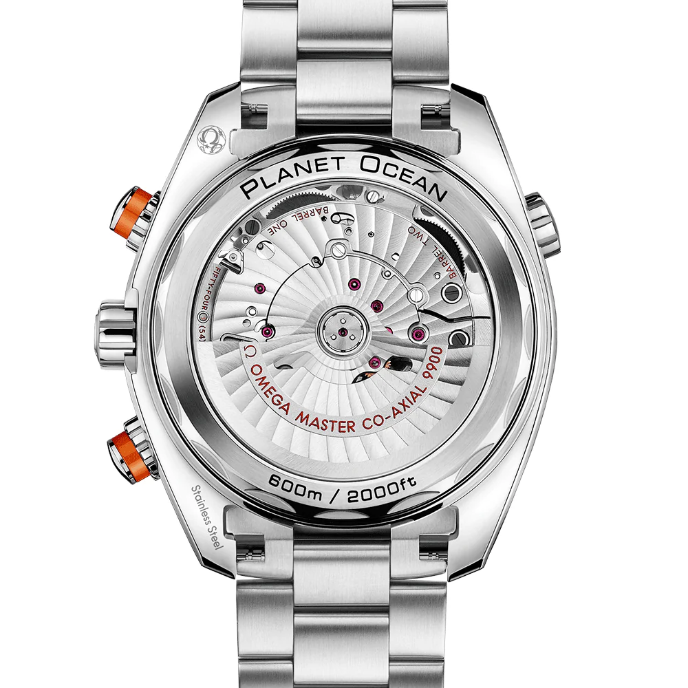 OMEGA Seamaster Planet Ocean 600m Grey Dial & Orange Bezel Bracelet Watch