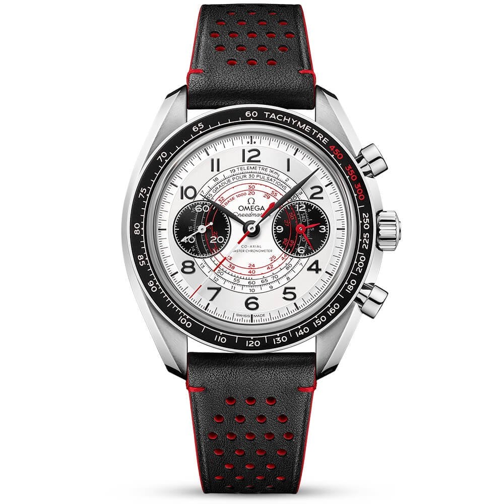 OMEGA Speedmaster Chronoscope 43mm Silver/Black Dial Chronograph Strap Watch