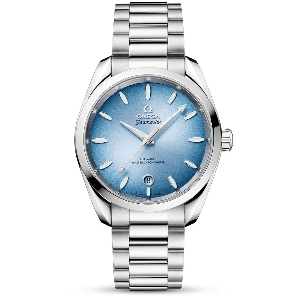OMEGA Seamaster Aqua Terra 38mm Summer Blue Dial Automatic Bracelet Watch