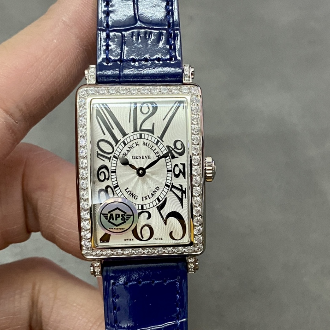 Franck Muller Long Island Quartz Diamond Blue Dial 952QZD1R(AC) - DB
